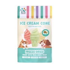 Singapaw Pet Treat Freeze Dried Ice Cream Cone Kiwi 48g